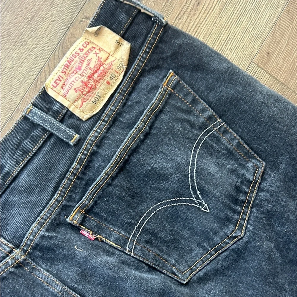 Levi’s Vintage XX Black Denim Jeans ! 46x30